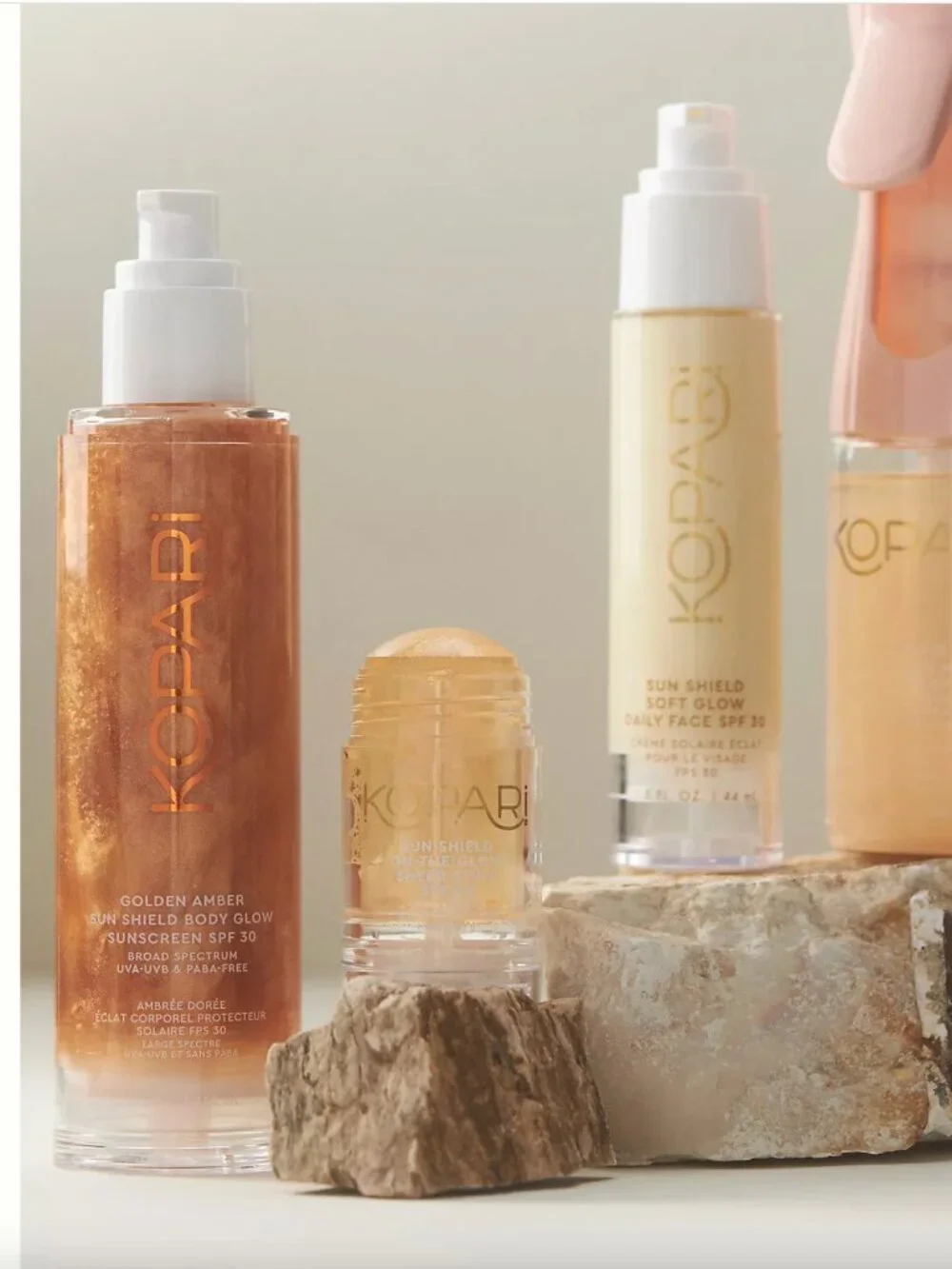 Kopari SPF 30 Golden Amber Sun Shield Body Glow Sunscreen